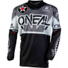 MX dres na motorku Oneal Element Warhawk black/grey - L