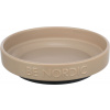 BE NORDIC keramická miska plytká, 0.3l / 16 cm, šedohnědá