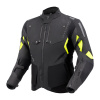 Textilná bunda REBELHORN HIKER IV BLACK/ANTHRACITE/FLUO YELLOW 5XL