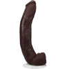 Doc Johnson Dredd ULTRASKYN 13.5″ Cock with Vac-U-Lock Suction Cup, hnedé dildo s Vac-U-Lock prísavkou 28 x 5,2–5,9 cm