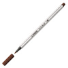 Fix so štetcovým hrotom pre rôzne šírky čiar STABILO Pen 68 Brush, hnedý