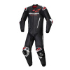 Jednodielna kombinéza GP-R7, TECH-AIR ready/kompatibilná, ALPINESTARS (čierna/biela/červená fluo, veľ. 52)