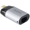 Dicota USB-C® adaptér [1x USB-C® zástrčka - 1x RJ45 zásvuka] Mini s nabíjacou zásuvkou; D32048
