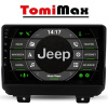 TomiMax Jeep Wrangler 2018 Android 14 autorádio s WIFI, GPS, USB, BT HW výbava: 4 Core 2GB+16GB PX HIGH
