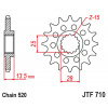 JT Reťazové koliečko JT JTF 710-16 16T, 520