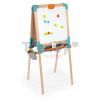 Drevená tabuľa obojstranná Wooden Easel Smoby magnetická/na kriedu skladacia s 80 doplnkami