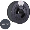 C-TECH tisková struna PREMIUM LINE ( filament ) , PLA, ocelová šedá, RAL7011, 1,75mm, 1kg 3DF-P-PLA1.75-7011