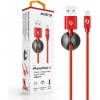 ALIGATOR PREMIUM Datový kabel 2A, Lightning červený, 1M DATKP11