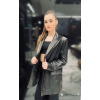 Max Original Leather Dámske kožené sako BLAZER GUESS black (3XL 58-60) - Čierna - 3XL