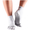 ANKLE nízke ABS prstové ponožky ToeSox bílá S