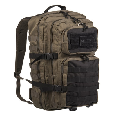 Mil-Tec US Assault pack LG ranger oliva/black 36 l