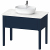 DURAVIT Luv stojaca skrinka pod umývadlo, pod dosku, 1 zásuvka, 938 x 570 x 743 mm, nočná modrá matná lakovaná, LU956409898