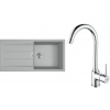 FRANKE SETT108Š tectonitový drez 1000x500 mm S2D 611-100 šedá+batéria FP 9000.031 Chróm FRA 143.0675.738