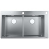 Hansgrohe Drezy Vstavaný drez S712-F765, nehrdzavejúca oceľ 43311800-HG