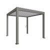 Biohort Pergola 3 x 3 kremeňovo sivá/biela 312 x 312 cm