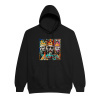 Mikina Koza Bobkov - Traja králi eco terror Čierna S