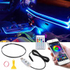 OSVETLENIE VO VNÚTRI AUTA LED RGB USB SVETLO AMBIENT 110 CM