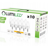 Žiarovka, žiarivka - 10x LED žiarovka E14 Sviečka 7W = 65 W LUMILED 3000K (10x LED žiarovka E14 Sviečka 7W = 65 W LUMILED 3000K)