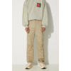 Bavlnené nohavice Dickies DK0A4XDUKHK-BROWN, béžová farba, rovné