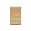 PartyDeco Vreckovky na slzy šťastia Your happy tears 7,5x12cm
