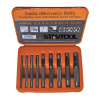 XTLINE PA23328 Sada děrovačů 9 dílů, 3-12 mm, plastový obal
