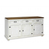 Rustikálna komoda WHITE HOME COM01 Barevné provedení: Bílá patina K03 - světlý vosk K01