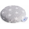 BocioLand Malý nahrievací vankúšik s čerešňovými kôstkami Hviezdy v šedej