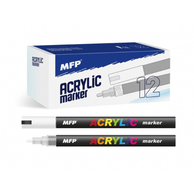 MFP akrylový popisovač 4mm - biely 6410824