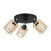 Light Home Stropné svietidlo Timber 7, 3x drevené tienidlo, op