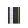Filofax 115117 Confetti Notebook A5 Charcoal