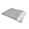Vlnená deka MERINO PALMA Light Grey