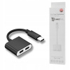 Adaptér USB-C na 2x USB-C Audio a nabíjanie