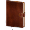 Diár 2026 denný A5 Flip - hnedo/hnedá