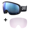 Lyžiarske okuliare POC Fovea + Vymeniteľná šošovka Fovea Clarity Highly Intense/Artificial Light Čierna Veľký rám