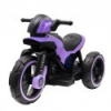 Detská elektrická motorka Baby Mix POLICE modrá Fialová