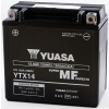 YUASA motobatérie 12V, YTX14-BS, 12,6Ah, 200A, bezúdržbová MF AGM 150x87x145, YUASA originál (vr. balenie elektrolytu)