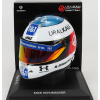 Mini prilba Schuberth prilba F1 Casco Prilba Team Haas Vf-21 Belgian Gp Spa 2021 Mick Schumacher 1:4 Biela modrá červená žltá