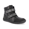 Barefoot dětské zimní boty Baby Bare - Febo Winter Midnight Black černé