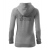 Teória všetkého (Theory of Everything) - Mikina dámska trendy zipper s kapucňou - S ( Tmavosivý melír )