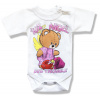 BABY´S WEAR Detské body, krátky rukáv- ANGEL veľkosť: 68 (4-6m)