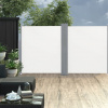 vidaXL Zaťahovacia bočná markíza, krémová 140x600 cm 48455