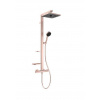 Ideal Standard Ceratherm ALU+ - Sprchový set s termostatom, 26x26 cm, 2 prúdy, rosé BE210RO