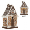 Clayre & Eef Perníková LED chalúpka Gingerbread Cotti - 14*9*21 cm - Clayre & Eef