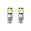 LED žiarovky CANBUS 10SMD 3030 T10 W5W White 12V/24V
