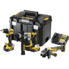 Aku combo sada náradia 18V DeWalt DCK355P2T, 2x5,0 Ah XR, bezuhlíkový motor