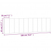 vidaXL Panel na čelo postele bledosivý 180 cm zamat - Light grey - 222462-251258