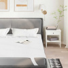vidaXL Chránič matraca biela 140x190 cm vodeodolné - Biela - 224812-242707