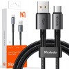 Kábel McDodo USB - USB typ C 1,8 m čierny