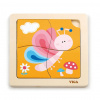 Viga Drevené Puzzle Pre Najmenších 4 Ks Motýlik