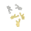 Závěsný přívěsek Zajíc 12mm - 1Ks+B - 1Ks / Light Gold SL